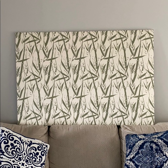 CANVAS LIVING ROOM WALL BAMBOO DECOR - Picture 1 of 3
